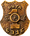 Ruta motorcycle rally badge from Jean-Francois Helias