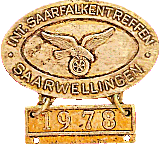 Saarwellingen motorcycle rally badge from Jean-Francois Helias