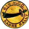 Sabre motorcycle rally badge from Graham Mills