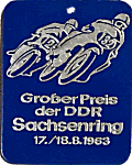 Sachsenring motorcycle race badge from Jean-Francois Helias