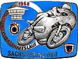 Sachsenring motorcycle race badge from Jean-Francois Helias