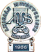 Saintes motorcycle rally badge