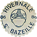 Sainte Bazeille motorcycle rally badge from Jean-Francois Helias