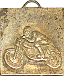 Sainte Cecile motorcycle rally badge from Jean-Francois Helias