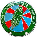 Saintes motorcycle rally badge from Philippe Micheau