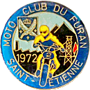 Saint Etienne motorcycle rally badge from Jean-Francois Helias