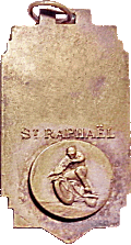 Saint Raphael motorcycle rally badge from Jean-Francois Helias