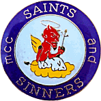 Saints And Sinners motorcycle rally badge from Jean-Francois Helias