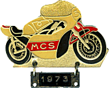 Saint Victor sur Loire motorcycle rally badge from Patrick Servanton