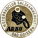 Salzkammergut Bad Goisen motorcycle rally badge from Jean-Francois Helias