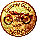 Sammy Glass motorcycle race badge from Jean-Francois Helias