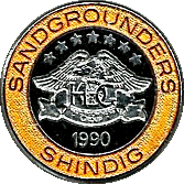 HOG Sandgrounders motorcycle rally badge
