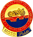 San Mauro motorcycle rally badge from Jean-Francois Helias