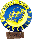 Sarcelles motorcycle rally badge from Jean-Francois Helias