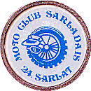 Sarlat motorcycle club badge from Jean-Francois Helias