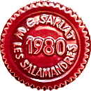 Sarlat motorcycle rally badge from Jean-Francois Helias