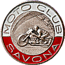 Savona motorcycle rally badge from Jean-Francois Helias