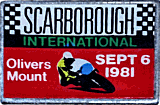 Scarborough motorcycle race badge from Jean-Francois Helias