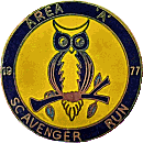 Scavenger Run motorcycle run badge from Jean-Francois Helias