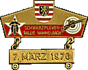 Schwarzpulver motorcycle rally badge