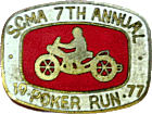 SCMA Poker Run motorcycle run badge from Jean-Francois Helias