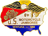 SCMA Jamboree motorcycle run badge from Jean-Francois Helias
