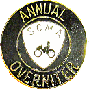 SCMA Overniter motorcycle run badge from Jean-Francois Helias