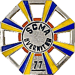 SCMA Overniter motorcycle run badge from Jean-Francois Helias