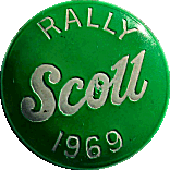 Scott motorcycle rally badge