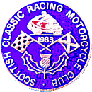 Scottish Classic Racing MCC motorcycle club badge from Jean-Francois Helias