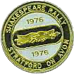 Shakespeare motorcycle rally badge from Ted Trett