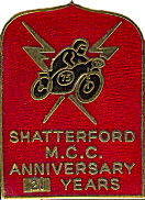 Shatterford motorcycle rally badge from Lone Wolf