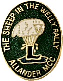 Sheep In The Welly motorcycle rally badge from Jean-Francois Helias