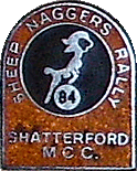 Sheep Naggers motorcycle rally badge from Nigel Woodthorpe