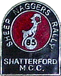 Sheep Naggers motorcycle rally badge from Nigel Woodthorpe