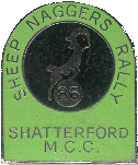 Sheep Naggers motorcycle rally badge from Lone Wolf