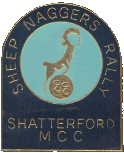 Sheep Naggers motorcycle rally badge from Lone Wolf