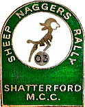 Sheep Naggers motorcycle rally badge from Jean-Francois Helias
