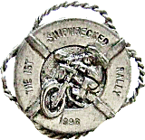 Shipwrecked motorcycle rally badge from Jean-Francois Helias