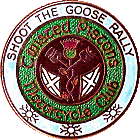 Shoot The Goose motorcycle rally badge from Ted Trett