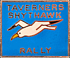 Shythawk motorcycle rally badge from Ian Shaw
