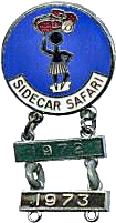 Sidecar Safari motorcycle rally badge from Dave Honneyman