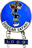Sidecar Safari motorcycle rally badge from Jean-Francois Helias