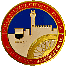 Siena motorcycle rally badge from Jean-Francois Helias