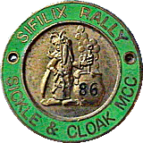 Sifilix motorcycle rally badge from Stuart Williams