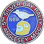 Silver Bay motorcycle rally badge