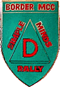 Simple Minds motorcycle rally badge from Jean-Francois Helias