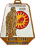 Simplon Hiver motorcycle rally badge from Jean-Francois Helias