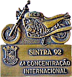Sintra motorcycle rally badge from Jean-Francois Helias