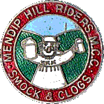 Smock & Clogs motorcycle rally badge from Phil Drackley